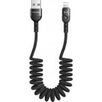 Mcdodo 2A Spiral Lightning Şarj Kablosu 1.8m CA-6410 Siyah - Lightning Bağlantı Tipi ve Apple Uyumlu