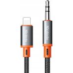 Mcdodo CA-0780 Lightning To 3.5mm Jack Girişli Dijital Dönüştürücü Ses Kablosu 1.2M-Siyah