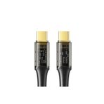 Mcdodo CA-2110 100W 1.2 mt Siyah Type-C to Type-C Veri Aktarım ve Şarj Kablosu
