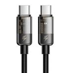 mcdodo CA-2840 USB-C - USB-C kablo, PD 100 W, 1,2 m (siyah)