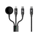 Mcdodo Ca-4940 100w 3in1 Type-c, Lightning Ve Apple Uyumlu iOS Watch Çoklu Şarj Kablosu