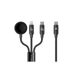 Mcdodo CA-4940 100W 3in1 Type-C Lightning ve Apple Watch Çoklu Şarj Kablosu