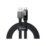 Mcdodo Ca-4980 Typec Usb 100W 6A Led Ritim Şarj Ve Data Kablo 1.2Mt