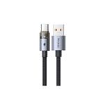 Mcdodo CA-6890 6A Usb to Type-C Şarj Data Kablosu 1,2m Işıklı Gri