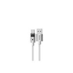 Mcdodo CA-6892 Usb-A - Type-C Şeffaf Kablo Şarj Işığı Ile Beyaz