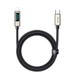 Mcdodo CA-8811 Gümüş 20W 1.2 mt Digital Göstergeli Type-C To Lightning Şarj ve PD Data Kablosu