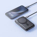 Mcdodo MC-1511 20W 10000 Mah Katlanabilir Magsafe Powerbank Siyah