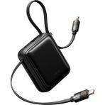 Mcdodo Mc-2550 10000mah 22.5w Dahili Kablolu Mini Powerbank Siyah