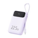 Mcdodo MC-3255 22.5W Mor PD+QC 10000 mAh iPhone Şarj Kablosu ve Powerbank
