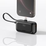 Mcdodo MC-7760 5000MAH 22.5W Dahili Kablolu Powerbank - Siyah - Siyah