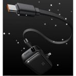 Mcdodo MC-7800 5000MAH 22.5W Dahili Kablo ve Lightning Konnektörlü Mini Powerbank - Mat Siyah