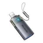 Mcdodo OT-7850 2'si 1 arada USB-A To Lightning+ SD kart aktarım Dönüştürücü