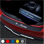 Mcem Store Citroen Saxo Için Uyumlu Aksesuar Oto Bagaj ve Kapı Eşiği Sticker Seti Karbon - Standart - Renkli