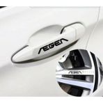 Mcem Store Fiat Egea Için Uyumlu Aksesuar Kapı Kolu ve Jant Sticker Siyah 10 Adet 10*1,5 cm - Standart - Renkli