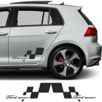 Mcem Store Forrd C-Max Için Uyumlu Aksesuar Yan Sport 28*13 - Standart - Renkli