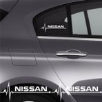 Mcem Store Nissan Navara Için Uyumlu Aksesuar Oto Ritim Sticker 2 Adet 20*9 cm - Standart - Renkli