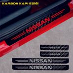 Mcem Store Nissan X-Trail Için Uyumlu Aksesuar Oto Kapı Eşiği Sticker Karbon 4 Adet - Standart - Renkli