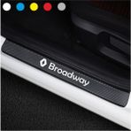 Mcem Store Renault Broadway Için Uyumlu Aksesuar Oto Kapı Eşiği Sticker Karbon 4 Adet - Standart - Renkli