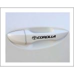 Mcem Store Toyota Corolla Için Uyumlu Aksesuar Kapı Kolu Sticker Set 8 Adet 13*1 cm - Standart - Renkli