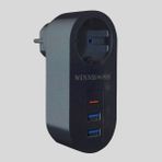 Mcg® 2 Usb,1 Type-C Girişli 1'li Çocuk Korumalı,ısıya Karşı Dayanıklı 2500WATT Termal Akım Korumalı Priz