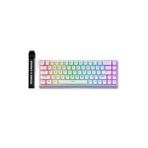 Mchose Ace68 E-sport White %65 He Ice Blue Manyetik Switch Rgb Hotswap Mekanik Gaming Klavye Çok Renkli