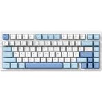 Mchose G75 Pro Blue %75 Cabbage Tofu Switch Hotswap Rgb Kablosuz Ingilizce Mekanik Gaming Klavye (G75-4A) - Beyaz - Mavi