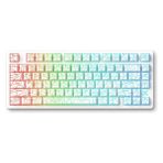 Mchose Jet 75 E-Sport White Topographic %75 Hall Effect Kailh Magnetic God Manyetik Switch Rgb Hotswap Mekanik Gaming Klavye (MC-JET75-9) - Beyaz