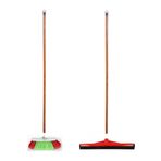 Mck Plus 120 Cm Ahsap Saplı 17 Cm Oto Yer Temızlık Fırcası,120 Cm Ahsap Saplı 55 Cm Cekpas Cek Cek