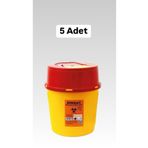 Mck Plus 30 Litre Tıbbı Atık Kovası Çöp Kovası Pedalsız Kesici Ve Delici Atık Kovası