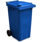 MCK Plus Mck Mavi Plastik Çöp Konteyneri 240 Litre Konteyner - A+ Isıya Karşı Dayanıklı Malzeme - Mavi