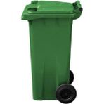 MCK Plus Mck Yeşil Plastik Çöp Konteyneri 120 Litre Konteyner - A+ Isıya Karşı Dayanıklı Malzeme - Yeşil