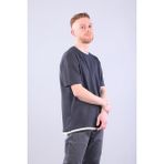 Mckanzie 4091 O Yaka Etek Ucu Farklı T-Shirt - Antrasit - 2XL