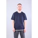 Mckanzie 4091 O Yaka Etek Ucu Farklı T-Shirt - İndigo - 2XL