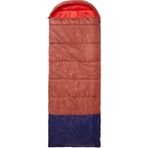 McKINLEY Üniseks – Yetişkin Comfort II 5 Uyku Tulumu, Kırmızı Rust/Lacivert Koyu, 195R