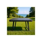 MCKTECH Ekstra Dayanıklı Katlanır Piknik Masası - 44x58 cm Kaliteli Plastik Balkon ve Bahçe Sehpası