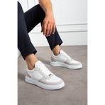 MCLACOS Erkek Beyaz Buz Sneaker Günlük Spor Ayakkabı Yüksek Taban Rahat Tasarım f32