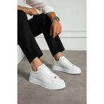 MCLACOS Erkek Sneaker F47 Beyaz Günlük Spor Ayakkabı Yüksek Taban Rahat Tasarım