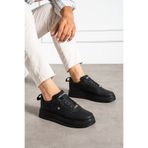 MCLACOS Erkek Sneaker Siyah Günlük Spor Ayakkabı Yüksek Taban Rahat Tasarım X55