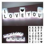 MCM Group 10LU Lightbox Işıklı Harf Mesaj Panosu Dekoratif Harf Işık Zinciri