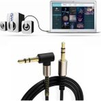 MCM Group 3.5mm Aux Kablosu Jak Erkek Erkek L Tipi 1 Metre Ses Aktarım Kablosu