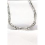 MCM Group 316L Çelik Silver Renk Balık Sırtı Zincir Kolye - Lisinya