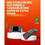 MCM Group 500 Oyunlu El Tipi Taşınabilir Oyun Konsolu – Şarjlı ve Tv Bağlantılı Model