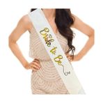 MCM Group Altın Bride To Be Yazılı Beyaz Kuşak