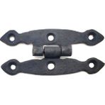 MCM Group Antika Tarz Dekoratif Pirinç Dar Menteşe - 75X39 Mm, Oksit ( Lisinya )