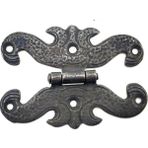 MCM Group Antika Tarz Dekoratif Pirinç Kelebek Menteşe - 63X45 Mm, Oksit ( Lisinya )