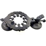 MCM Group Antika Tarz Dekoratif Pirinç Osmanlı Kapı Tokmağı, Taktak - 265X75MM, Oksit ( Lisinya )