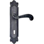 MCM Group Antika Tarz Dekoratif Pirinç Sultan Banyo Kapı Kolu - 270X54MM, Oksit - Lisinya