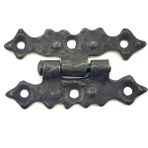 MCM Group Antika Tarz Dekoratif Pirinç Yıldız Menteşe - 63X36 Mm, Oksit - Lisinya