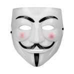 MCM Group Beyaz Pembe Yanaklı V For Vendetta Maskesi