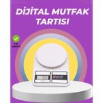 MCM Group Beyaz Plastik Dijital Mutfak Tartısı – 24X16.8X1.5CM